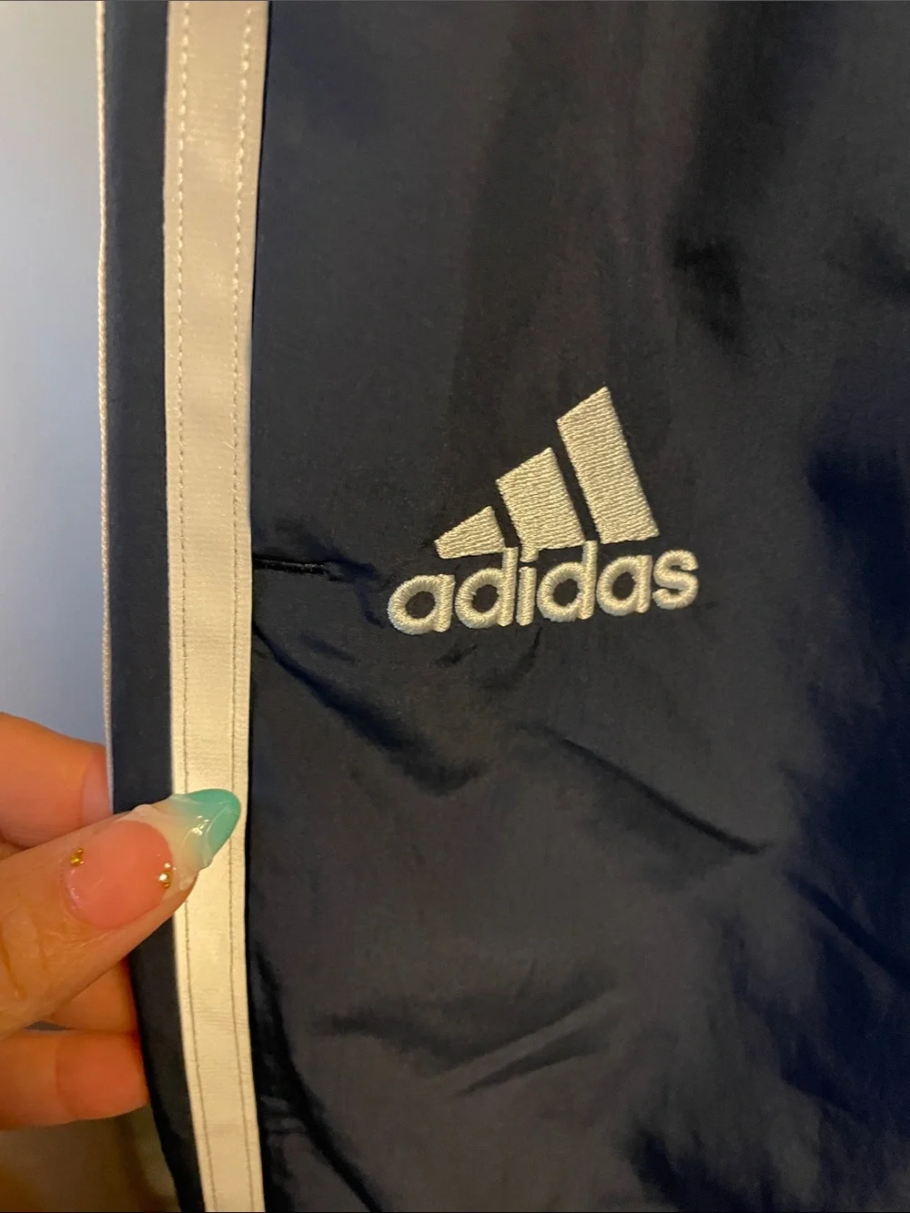 Adidas × Brain Dead  logo track pants. Size Xs.
